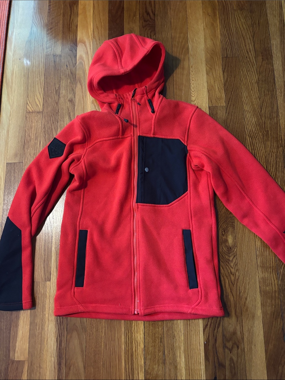 Mens Back Crows zip up hooded jacket size Medium